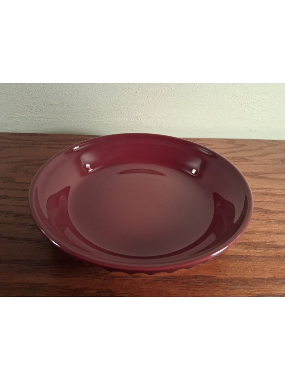 Fiestaware Cinnabar Red 8” Medium Pie Baker USA HLC Fiesta Retired